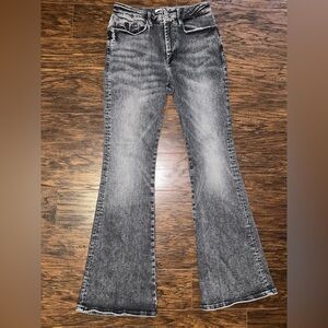 Frame Denim Women's Flare Jeans in Gray